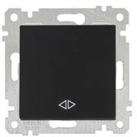 RİTA MEK TUŞ DEVİATÖR(ARA VAVİEN)(VİDALI) SİYAH 1